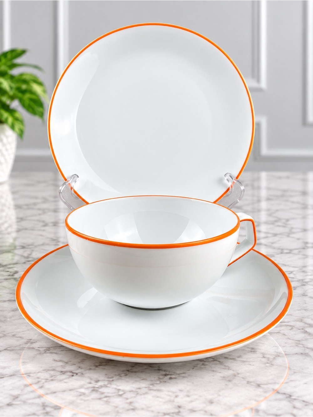 Rosenthal Studio-Linie TAC I Bauhaus Tea Trio 3pc Germany 1992